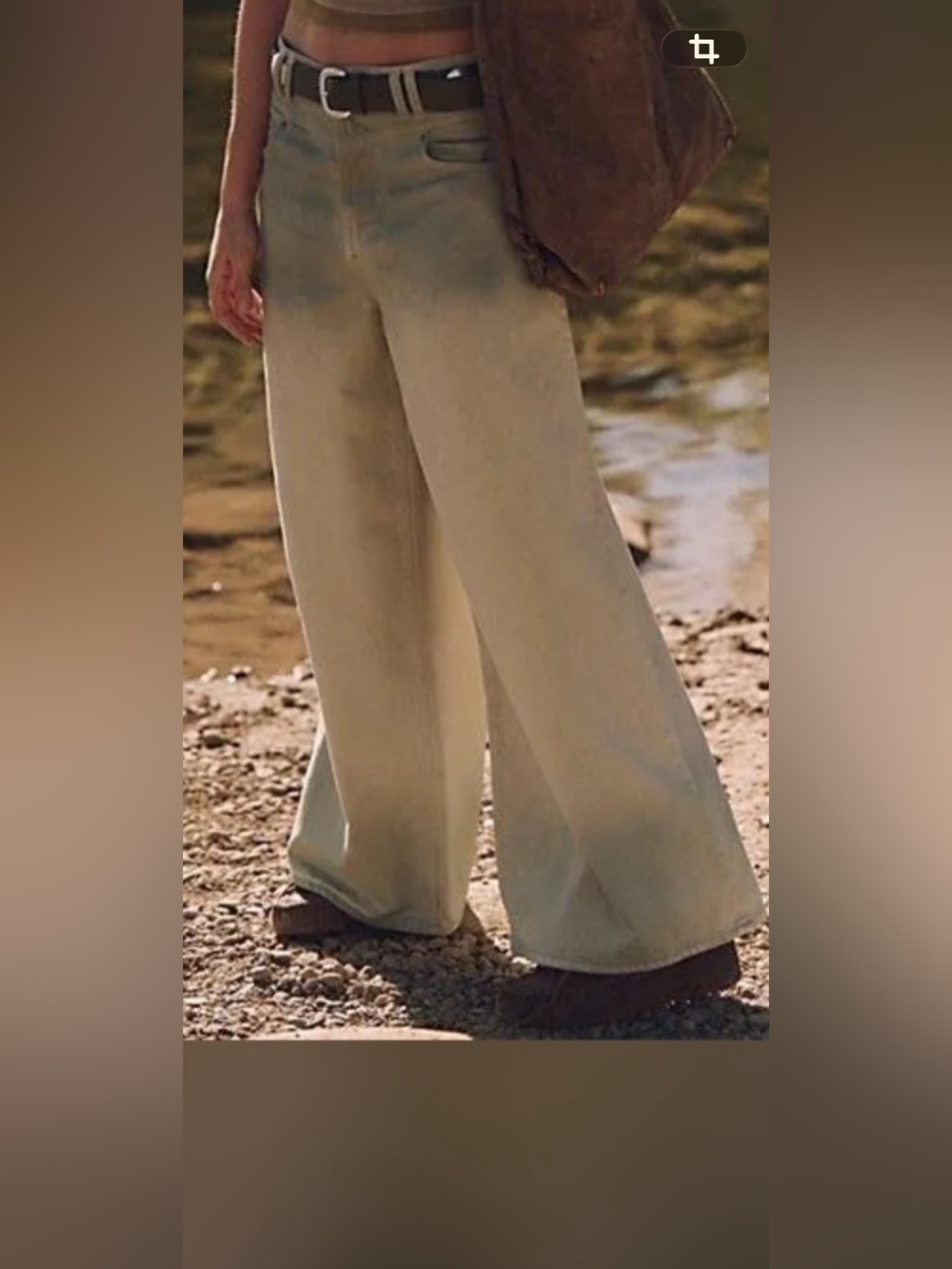 We The Free Give & Take Extra Baggy & Wide Leg NWT Size 31 - Picture 3 of 8